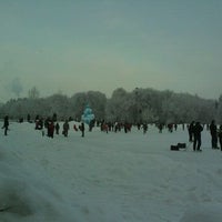 Photo taken at Каток в парке им. Гагарина by Sash on 12/25/2011