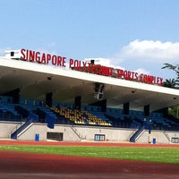 Photo taken at Singapore Poly Sports Complex by JinHui L. on 1/19/2011