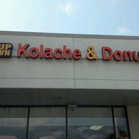 Photo taken at Uptown Kolaches Donuts &amp;amp; Deli by Tom D. on 5/5/2012
