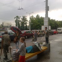 Photo taken at Остановка «Улица Ленинградская» by Alex G. on 6/26/2012