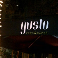 Photo taken at Gusto Vino &amp;amp; Caffe by Tony P. on 11/11/2011