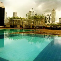 Photo taken at swimming Pool @ Sathorn Happy Land by Jack L. on 5/26/2012