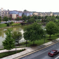 Photo taken at Atlantic Station Pond by Lawrence G. on 7/20/2011
