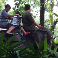 Photo taken at Elephant Ride @ S&amp;#39;pore Zoo by Michelle A. on 3/28/2012