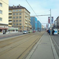 Photo taken at Slavia - Nádraží Eden (tram) by Tigra . on 2/22/2012