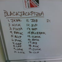 Снимок сделан в Blackjack Pizza &amp;amp; Salads пользователем Lee 3/9/2011