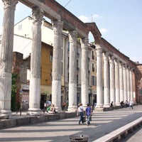 Photo taken at Columns of San Lorenzo by Adriano M. on 3/5/2012