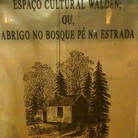 Photo taken at Espaço Cultural Walden; Ou, Abrigo No Bosque Pé Na Estrada by Marcio V. on 8/26/2012