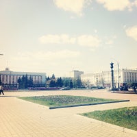 Photo taken at Площадь Ветеранов by Anton W. on 5/3/2012