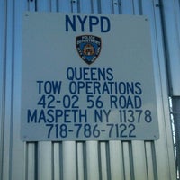 Photo taken at NYPD Queens Tow Operations by Pete C. on 4/12/2012