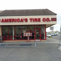 Photo taken at America&amp;#39;s Tire Store by Joshua L. on 3/16/2012