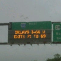 Photo taken at I-66 &amp;amp; US-29 by Paul L. on 5/14/2012