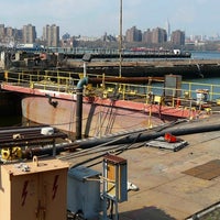 Photo taken at Brooklyn Navy Yard Dry Dock 1 by Richard L. on 5/1/2012