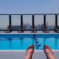 Photo taken at Hawthorne House Rooftop Pool by Tim N. on 8/16/2011