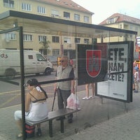 Photo taken at MiÚ Nové Mesto (tram, bus) by Frisky F. on 8/19/2011