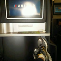 Photo taken at UA896 SIN-HKG-ORD / United Airlines by Chip W. on 8/5/2011
