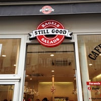 Photo taken at Still Good - Bagels Salads by Laurent P. on 3/31/2012