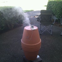Photo taken at Lobaugh Meat Smoking Party by Eric W. on 10/1/2011