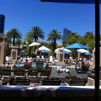 Photo taken at MGM Adult Pool by Thomas F. on 8/1/2011