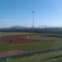 Photo taken at Brent Brown Ballpark by Jonathan G. on 4/21/2012