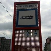 Photo taken at MiÚ Nové Mesto (tram, bus) by Igor W. on 8/31/2012
