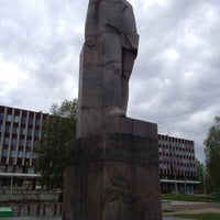 Photo taken at Памятник Отто Куусинену by Steve B. on 5/31/2012