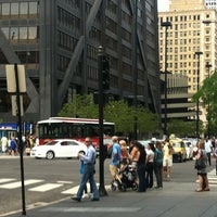 Photo taken at Michigan &amp;amp; Chestnut by Leyla A. on 6/3/2012