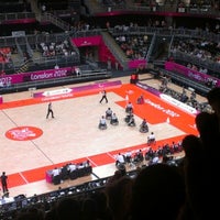 Photo taken at London 2012 Basketball Arena by Jonathan C. on 9/9/2012