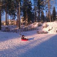 Photo taken at Pomeranssipuisto by Tapio T. on 1/8/2012