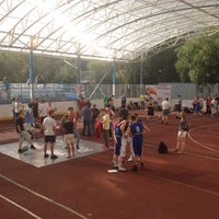 Photo taken at Баскетбольная Площадка у Управы by Anton P. on 8/19/2012