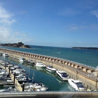 Photo taken at Radisson Blu Waterfront Hotel, Jersey by Adam C. on 9/10/2012