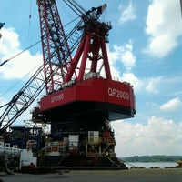 Photo taken at wharf 9, Johor Port by Badrul H. on 2/23/2012