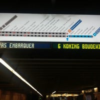 Photo taken at Metro Line 6 (MIVB / STIB) by Ilya F. on 7/3/2012
