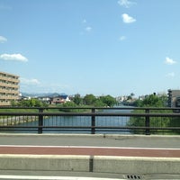 Photo taken at 館坂橋 by Shoko on 6/2/2012