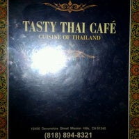 Photo taken at Tasty Thai Cafe by Saul H. on 4/15/2012