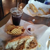 Photo taken at Phat Philly&amp;#39;s Cheesesteaks by Jacqueline C. on 2/18/2012