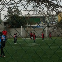 Photo taken at Escuela De Futbol Atlante Tecamachalco by Laura C. on 2/11/2012