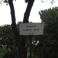 Photo taken at Giardino Alberto Oliva by Stefano P. on 6/12/2012