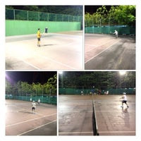Photo taken at สนามเทนนิสกรมประชาสัมพันธ์ by Krod R. on 5/13/2012