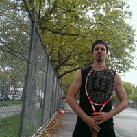 Photo taken at Leif Ericson Tennis Courts by Daniel E. on 8/7/2012