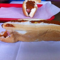 Photo taken at Cupid&amp;#39;s Hot Dogs by China J. on 5/1/2012