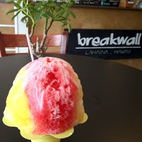 Photo taken at Breakwall Shave Ice Co. by Jonah W. on 7/27/2012