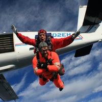 รูปภาพถ่ายที่ Skydive Pepperell โดย Amber เมื่อ 12/11/2011