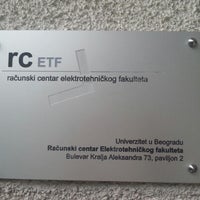 Photo taken at Računski centar ETF by Bojan N. on 7/24/2012