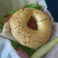 Photo taken at The Great American Bagel by Amy R. on 9/24/2011