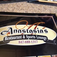 Снимок сделан в Anastasia&amp;#39;s Restaurant &amp;amp; Sports Lounge пользователем Jay A. 4/29/2012