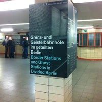 Photo taken at Border Stations and Ghost Stations in Divided Berlin by Susanne on 5/17/2012