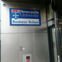 Photo taken at Newcastle University Business School by Deepu M. on 2/27/2012