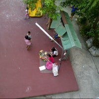 Photo taken at สนามเด็กเล่นแฟลตบางชัน by Arunsri p. on 4/20/2012