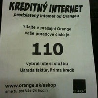 Photo taken at Orange Slovensko, a.s. by Matus F. on 12/13/2011